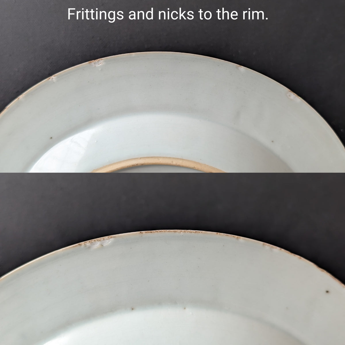 Chinese antique Anhua decorated plate, Yongzheng period 18th c #3003