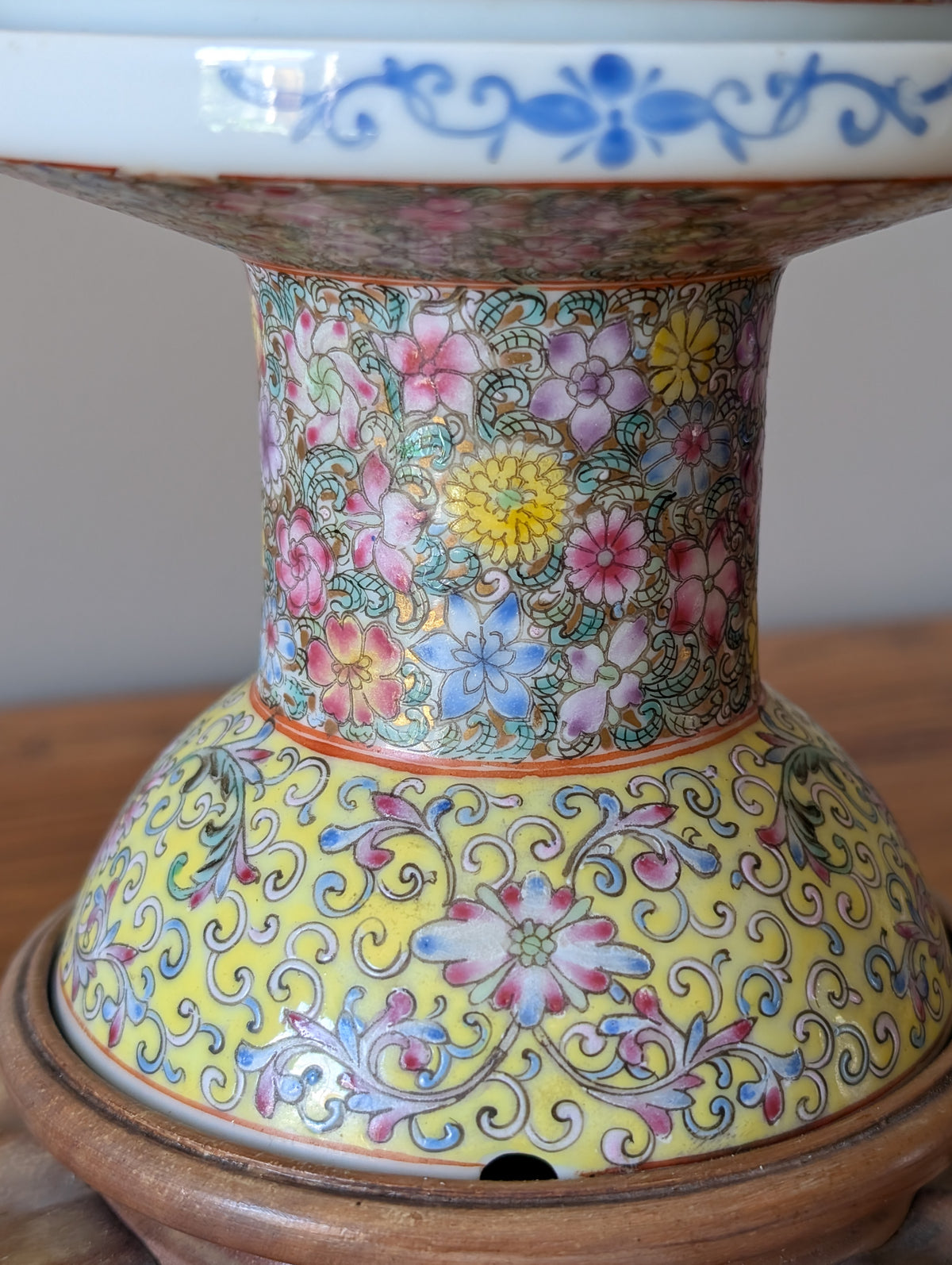 Vintage Chinese porcelain lantern from the 1950's #2965