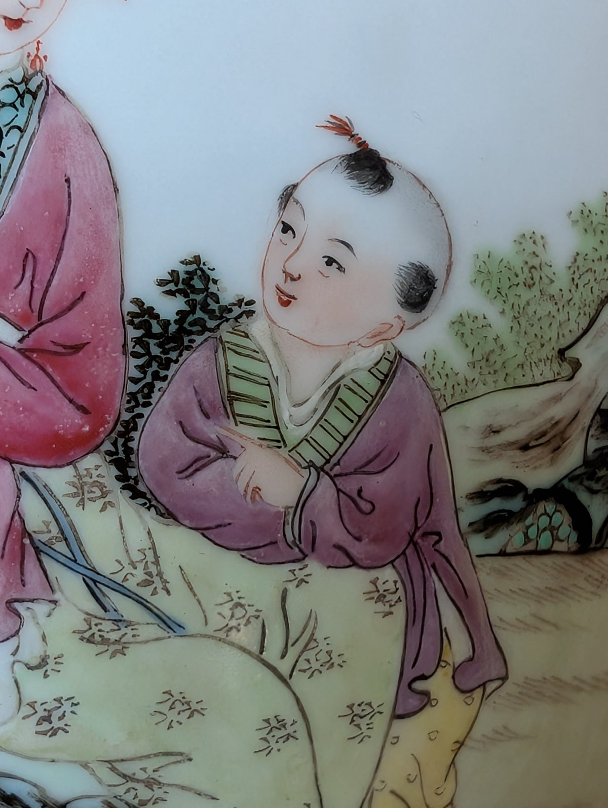 Vintage Chinese porcelain lantern from the 1950's #2965
