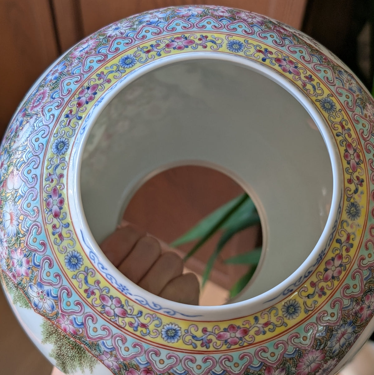 Vintage Chinese porcelain lantern from the 1950's #2965