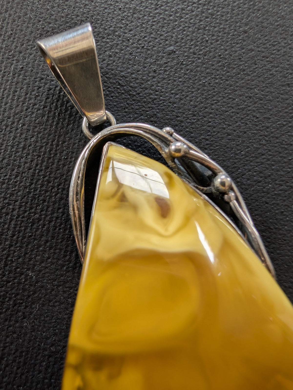 Untreated Natural Baltic Amber With Silver Pendant | Handcrafted in Local Danish Workshop 25g #2987