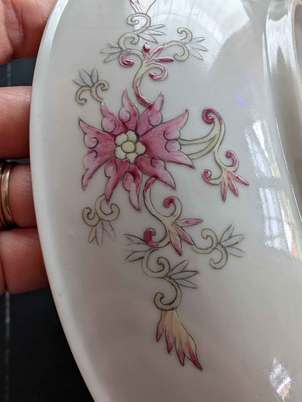 Chinese antique deep mouth yellow ground "birthday plate", Guangxu Mark & Period #3005