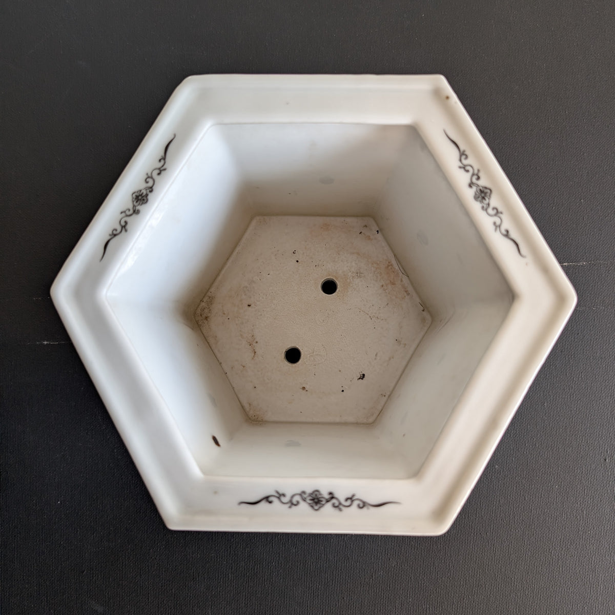 Vintage Chinese flower planter, 1950-1970's #3021