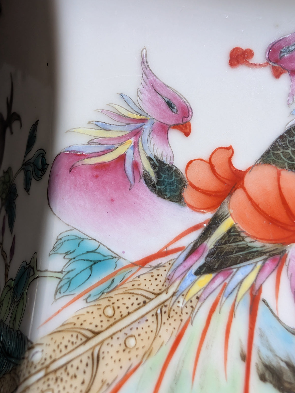 Vintage Chinese flower planter, 1950-1970's #3021