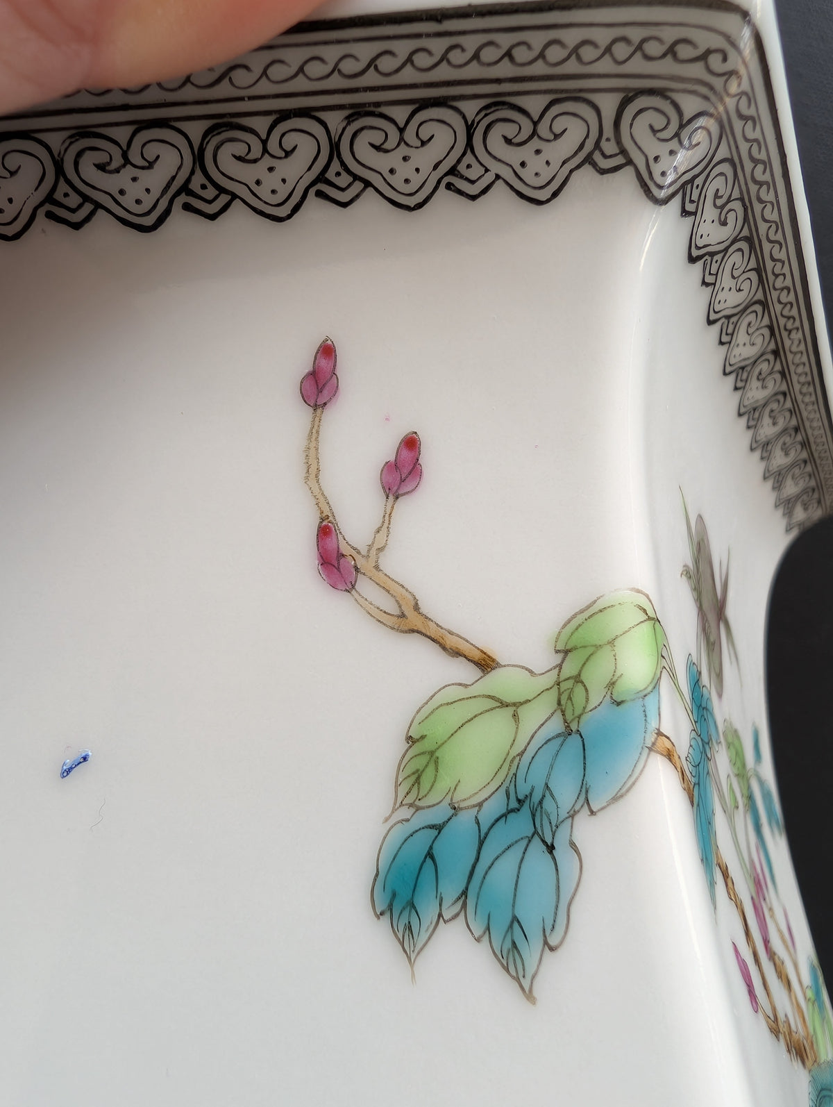 Vintage Chinese flower planter, 1950-1970's #3021
