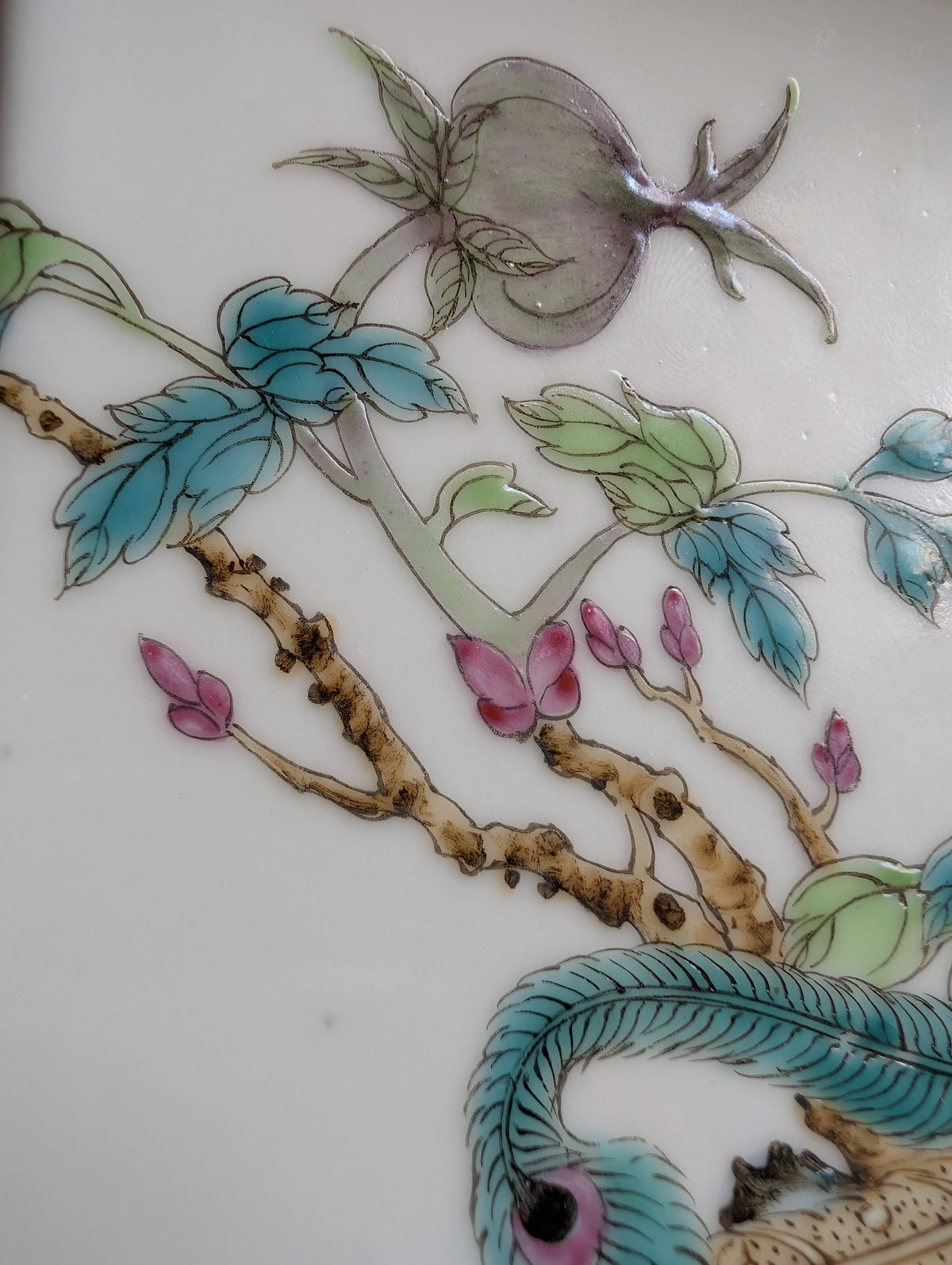 Vintage Chinese flower planter, 1950-1970's #3021