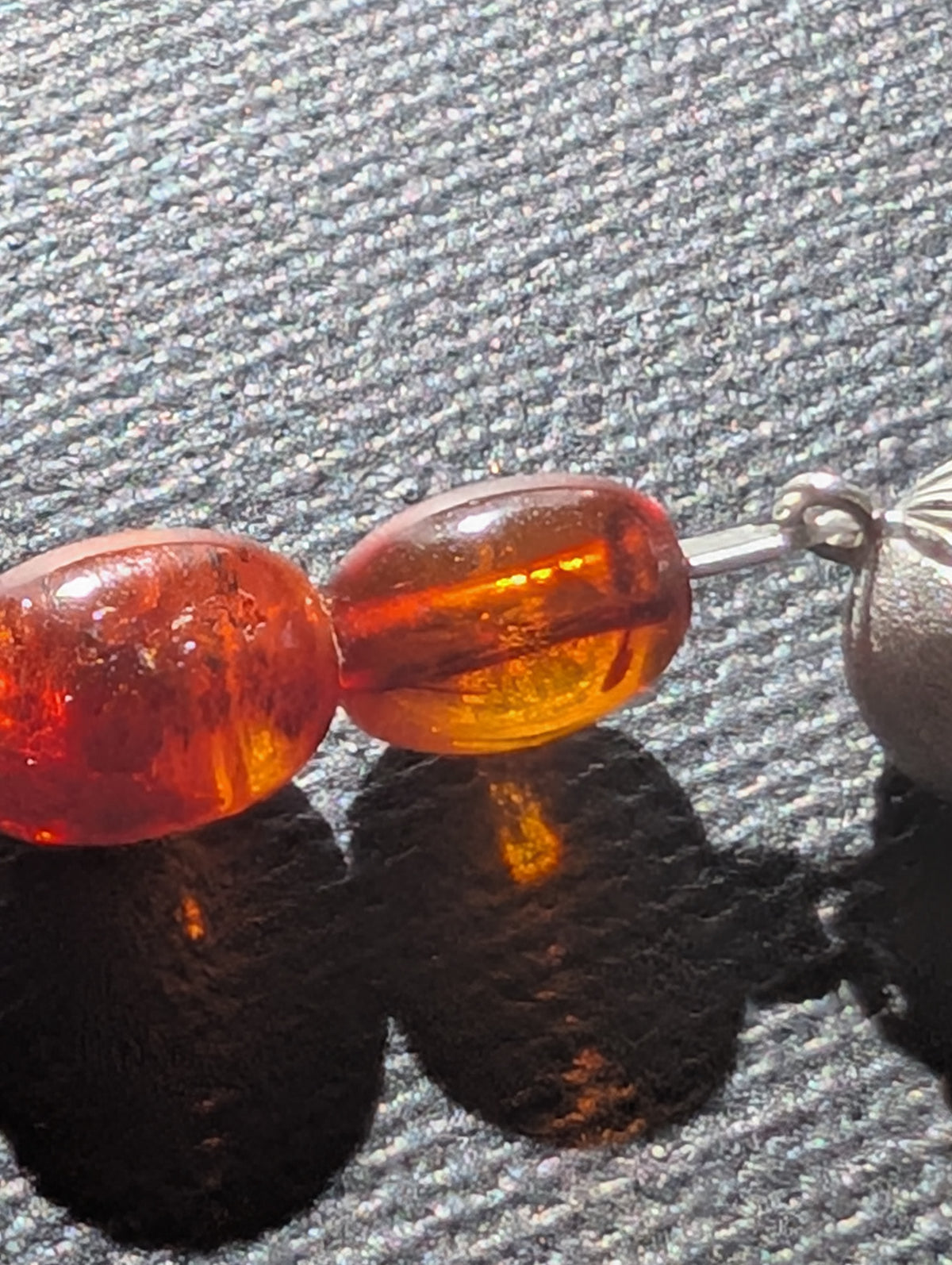Antique Natural Amber Necklace Baltic Amber  19.07g #3022
