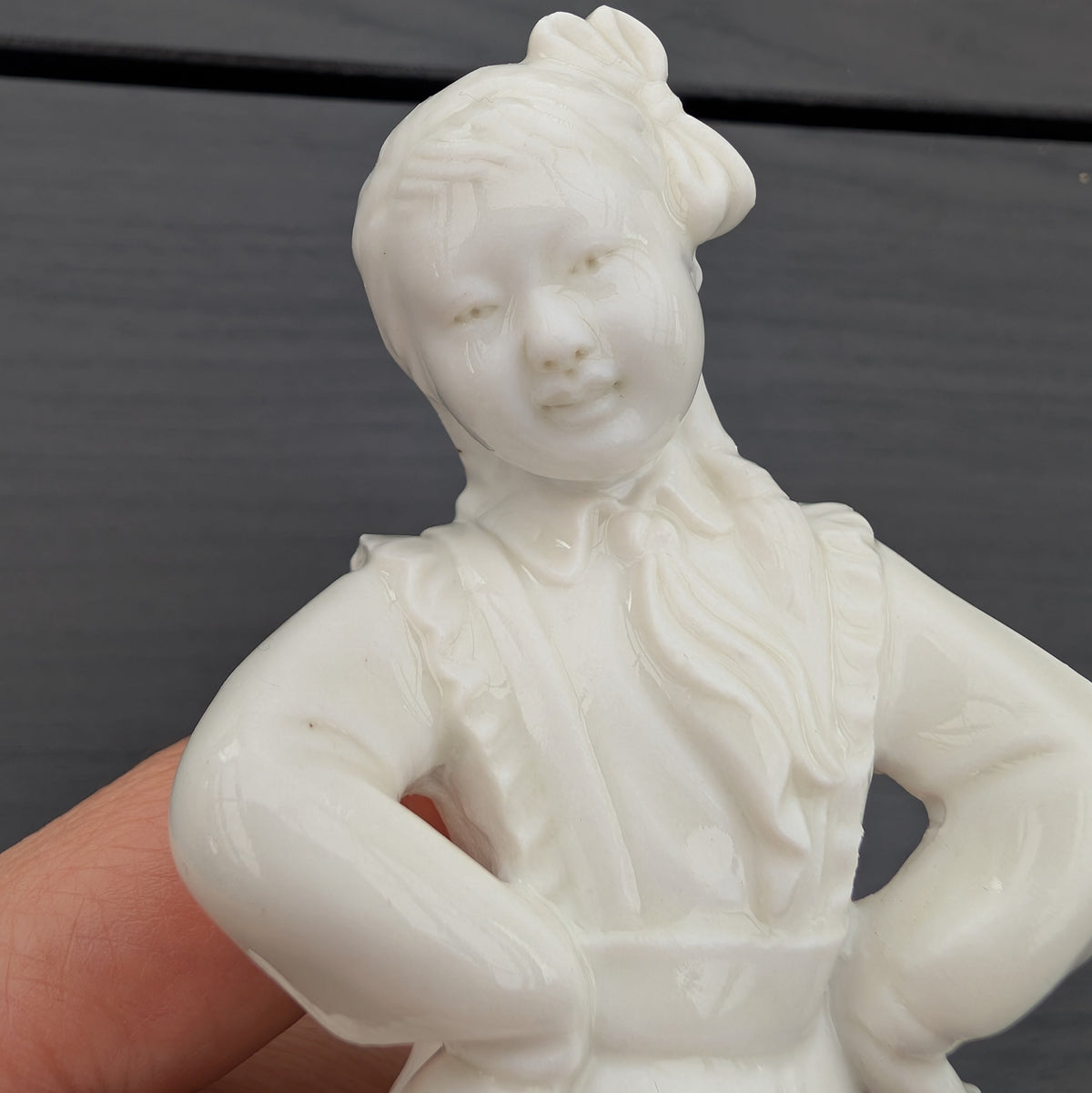Vintage dehua blanc de chine figurine, culture revolution, 1960-1970's #3023