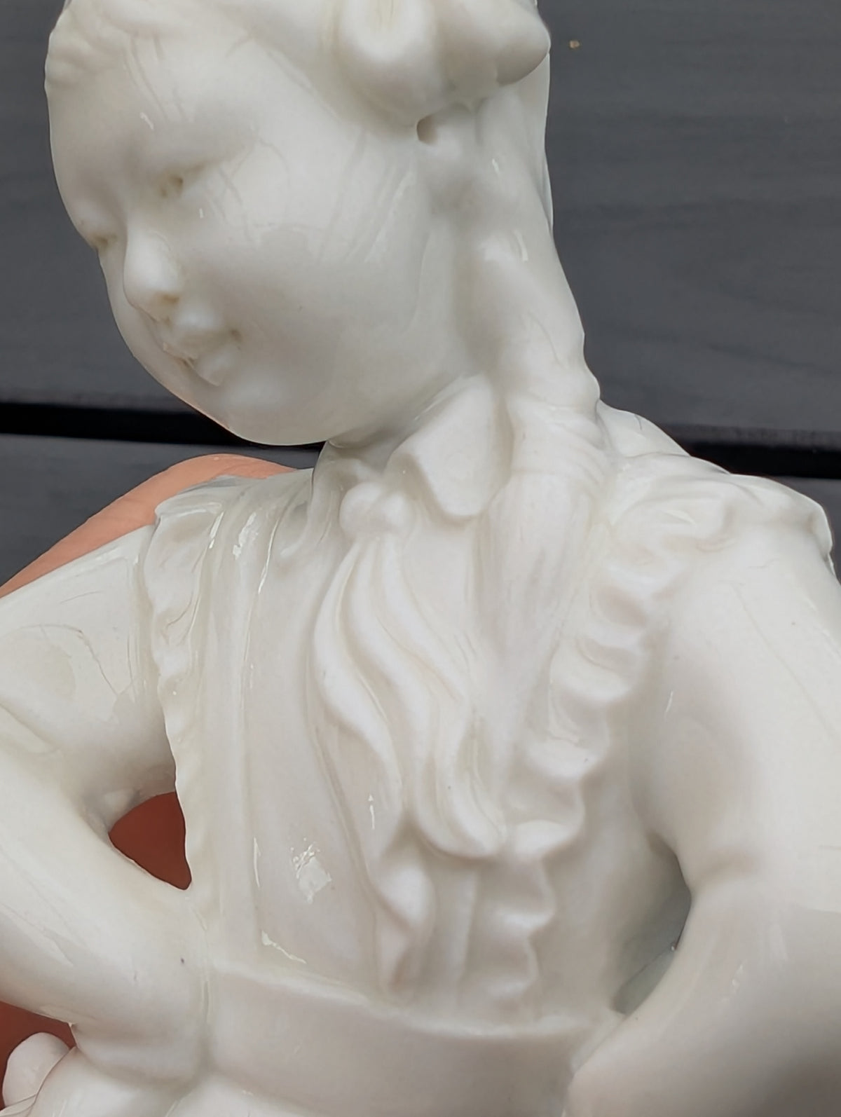 Vintage dehua blanc de chine figurine, culture revolution, 1960-1970's #3023