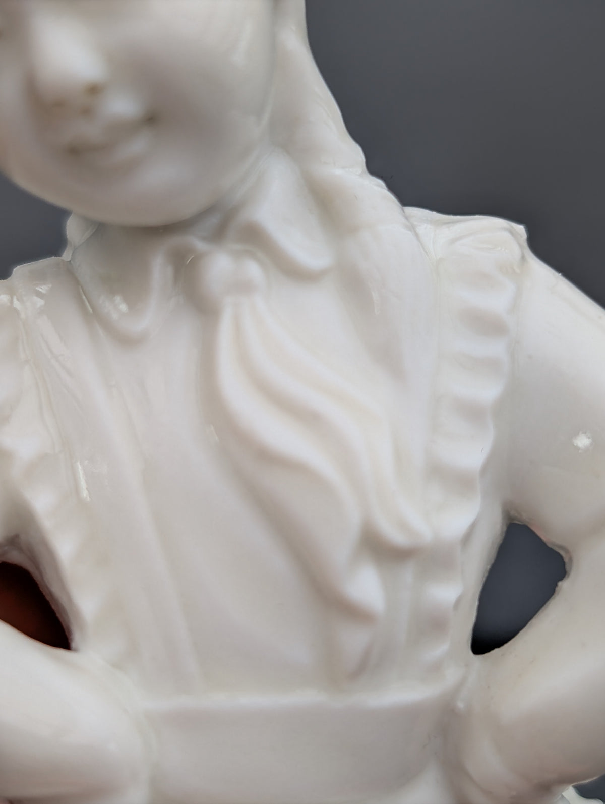 Vintage dehua blanc de chine figurine, culture revolution, 1960-1970's #3023