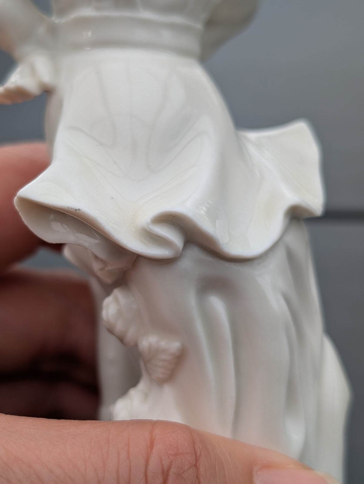 Vintage dehua blanc de chine figurine, culture revolution, 1960-1970's #3023