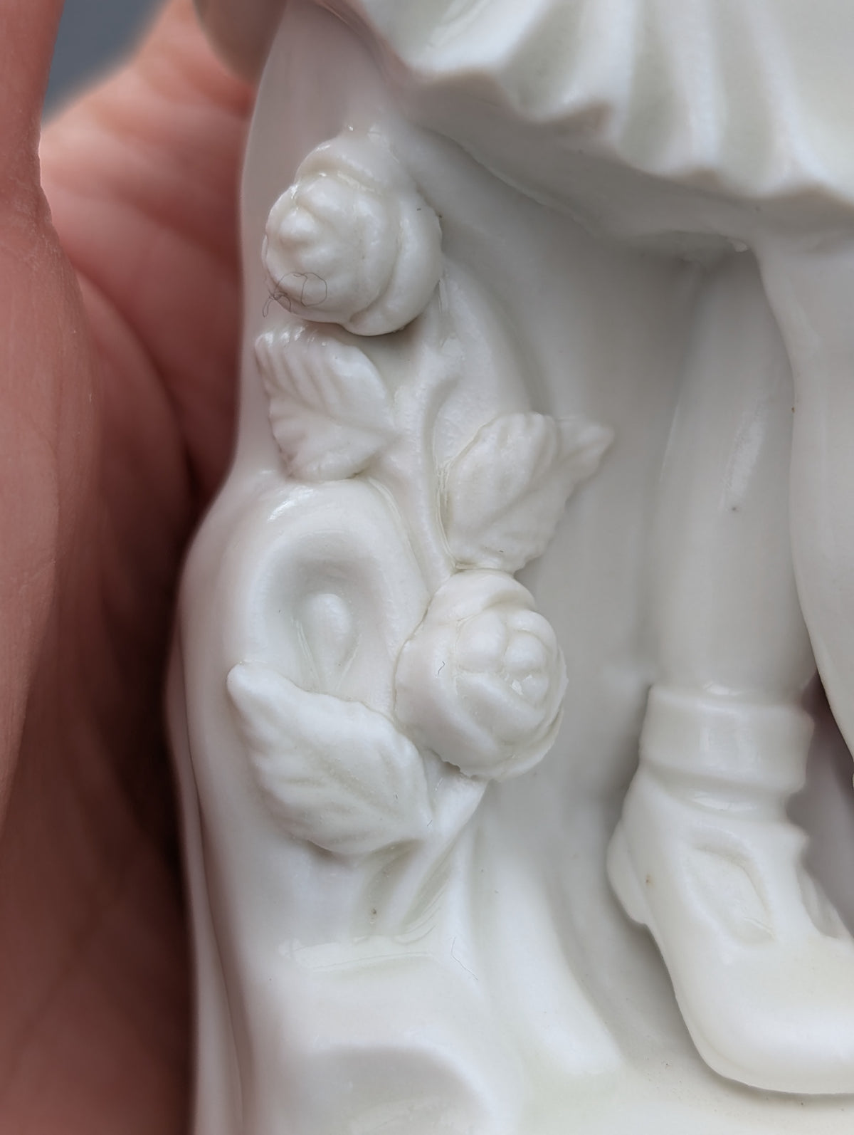 Vintage dehua blanc de chine figurine, culture revolution, 1960-1970's #3023