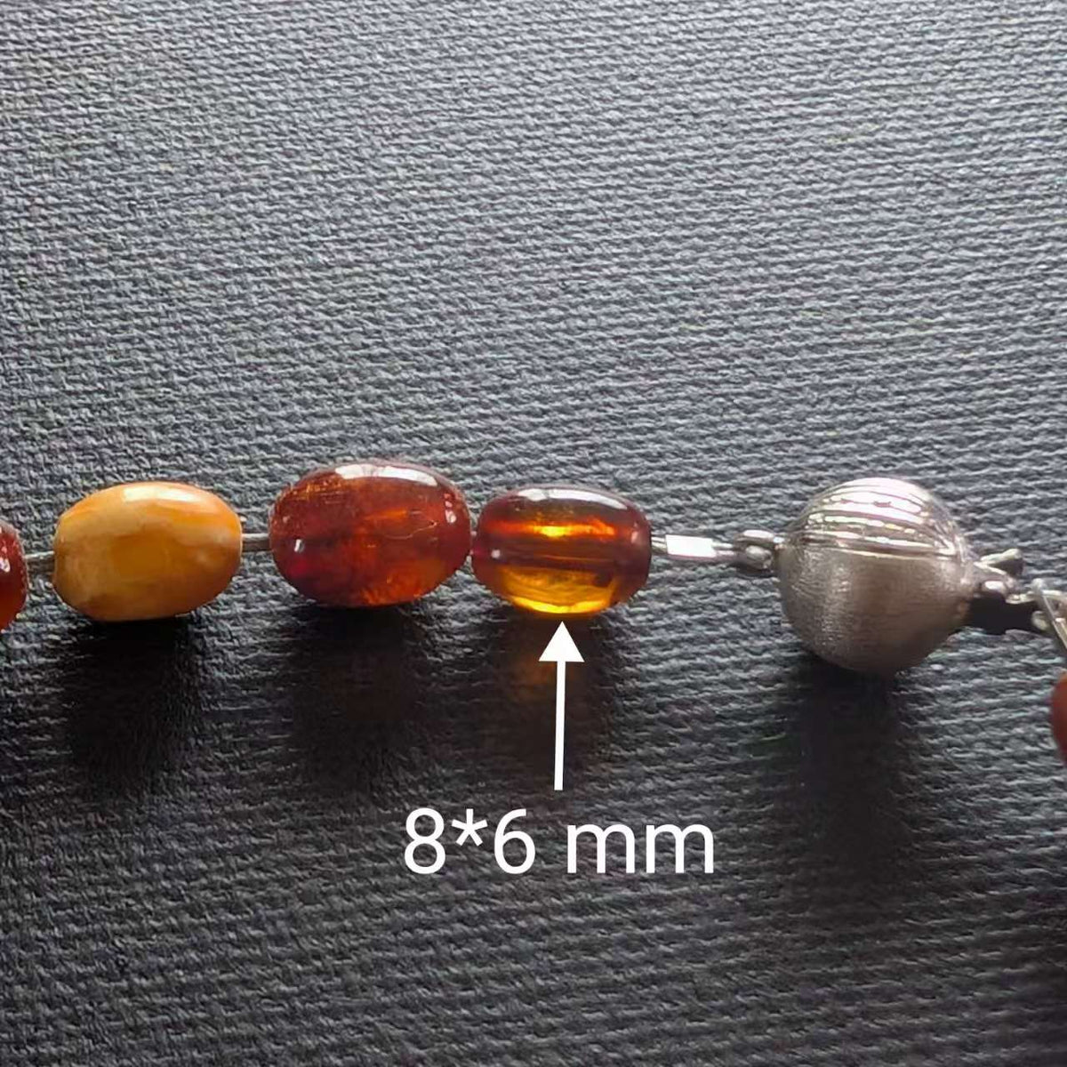 Antique Natural Amber Necklace Baltic Amber  19.07g #3022